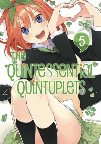 Okładki książek z cyklu The Quintessential Quintuplets