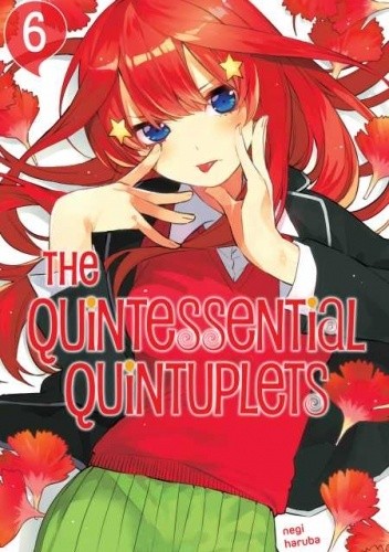 Okładki książek z cyklu The Quintessential Quintuplets