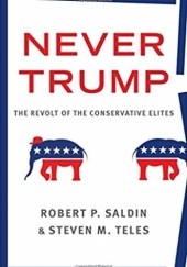 Okładka książki Never Trump - The Revolt of the Conservative Elites Robert P. Saldin