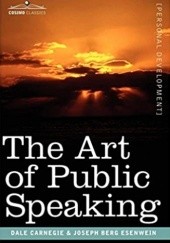 Okładka książki The Art of Public Speaking Dale Carnegie