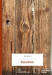 Okładka książki Eutyfron Platon