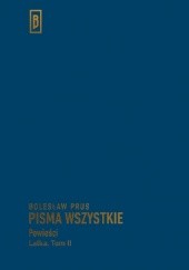 Okładka książki Lalka t. II Bolesław Prus