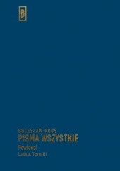 Okładka książki Lalka t. III Bolesław Prus