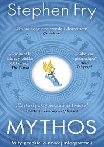 Okładki książek z cyklu Wielka mitologia wg Stephena Fry'a