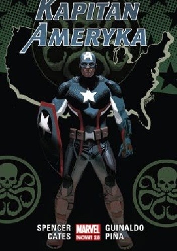 Okładki książek z cyklu Kapitan Ameryka: Steve Rogers