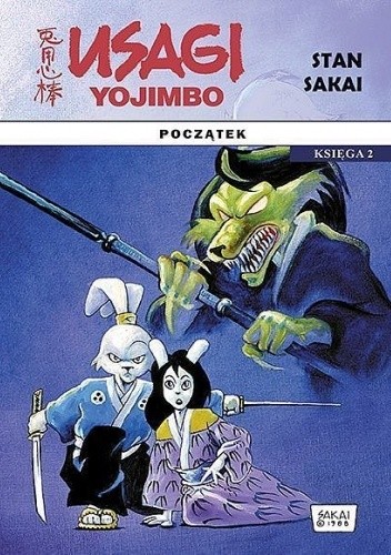 Okładki książek z cyklu Usagi Yojimbo Saga