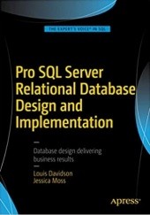 Okładka książki Pro SQL Server Relational Database Design and Implementation Louis Davidson