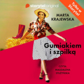 Okładka książki Gumiakiem i szpilką Marta Krajewska