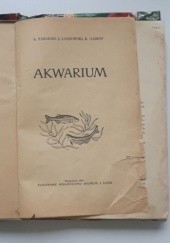 Okładka książki Akwarium Adam Taborski