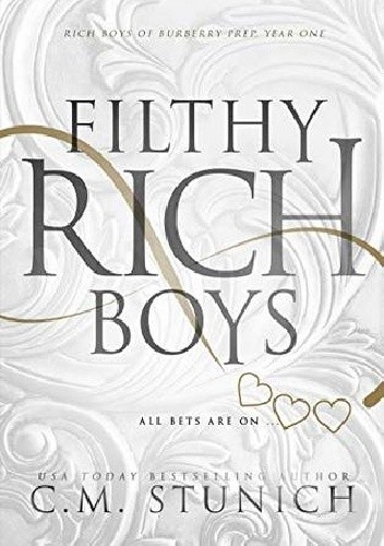 Okładki książek z cyklu Rich Boys of Burberry Prep