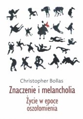 Okładka książki Znaczenie i melancholia. Życie w epoce oszołomienia Christopher Bollas