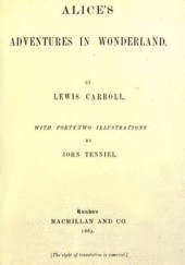 Okładka książki Alice’s Adventures in Wonderland Lewis Carroll, John Tenniel