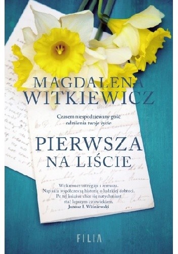 Okładka książki Pierwsza na liście Magdalena Witkiewicz