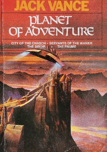 Okładki książek z cyklu Planet of Adventure