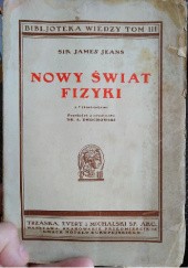 Okładka książki Nowy świat fizyki James Hopwood Jeans