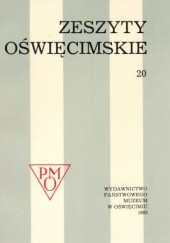 Okładka książki Zeszyty Oświęcimskie nr 20 Redakcja pisma Zeszyty Oświęcimskie