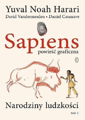 Okładki książek z cyklu Sapiens. Opowieść graficzna