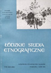Okładka książki Łódzkie Studia Etngoraficzne Jadwiga Kucharska
