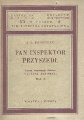Okładka książki Pan inspektor przyszedł. Sztuka w 1 akcie J. B. Priestley