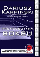 Okładka książki Propedeutyka boksu Dariusz Karpiński