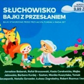 Okładka książki Słuchowisko "Bajki z przesłaniem" Dominika Brysk-Urbańska, Lena Kawka, Izabela Michta, Izabela Rzepecka