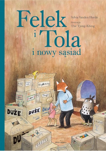 Okładki książek z cyklu Felek i Tola dla najmłodszych