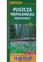 Okładka książki Puszcza Niepołomicka. Niepołomice. Mapa turystyczna, skala 1:35 000 praca zbiorowa