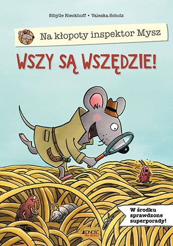 Okładki książek z serii Na kłopoty inspektor Mysz