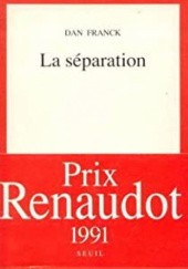 Okładka książki La séparation Dan Franck