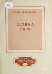 Okładka książki Dobra pani Eliza Orzeszkowa