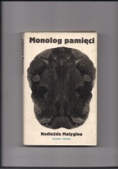 Okładka książki Monolog pamięci Nadieżda Małygina