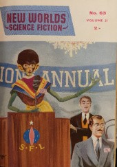 Okładka książki New Worlds Science Fiction, #63 (09/1957) Kenneth Bulmer, John Carnell, A. Bertram Chandler, Peter Hawkins, Ernest Rayer James, Dan Morgan, John Newman