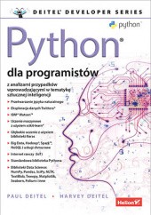 Okładka książki Python dla programistów. Big Data i AI. Studia przypadków Harvey Deitel, J. Deitel Paul
