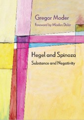 Okładka książki Hegel and Spinoza: Substance and Negativity Gregor Moder