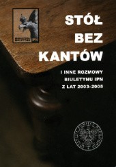 Okładka książki Stół bez kantów i inne rozmowy Biuletynu IPN z lat 2003–2005 Barbara Polak (pracownik IPN), Jan M. Ruman, Andrzej Sujka