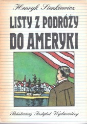 Okładka książki Listy z podróży do Ameryki Henryk Sienkiewicz