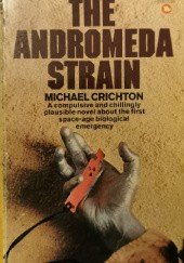 Okładka książki the Andromeda Strain Michael Crichton