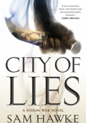 Okładka książki City of Lies Sam Hawke