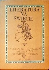 Okładka książki Literatura na świecie nr 3/1987 (188): Puszkin, Dekabryści, Nabokov Redakcja pisma Literatura na Świecie