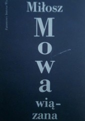 Okładka książki Mowa wiązana Czesław Miłosz