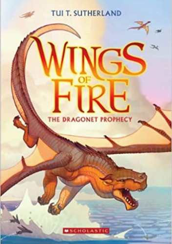 Okładki książek z cyklu Wings of Fire