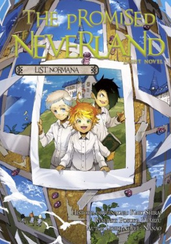 Okładki książek z cyklu The Promised Neverland. Light Novel