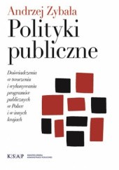 Okładka książki Polityki publiczne Andrzej Zybała