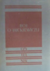 Okładka książki Boy o Mickiewiczu Tadeusz Boy-Żeleński