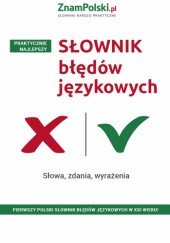 Okładka książki SŁOWNIK błędów językowych Ewa Rudnicka