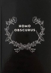 Okładka książki Homo Obscurus Anna Lemaniak