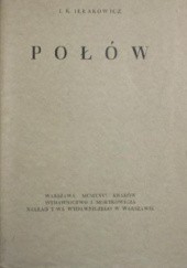 Okładka książki Połów Kazimiera Iłłakowiczówna