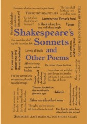 Okładka książki Shakespeare's Sonnets and Other Poems William Shakespeare