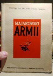 Okładka książki Armii Włodzimierz Majakowski
