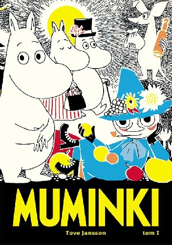 Okładki książek z cyklu Muminki - komiks